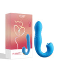 Honey Play Box Joi Thrust 2 Thrusting G-Spot Vibrator & Clit Licker - Blue - Image 2