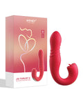 Honey Play Box Joi Thrust 2 Thrusting G-Spot Vibrator & Clit Licker - Red