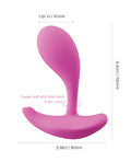 Honey Play Box Oly 2 Pressure Sensing App-Enabled Wearable Clit & G Spot Vibrator - Pink - Image 4