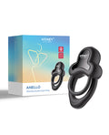 Honey Play Box Anello Vibrating Double Cock Ring w/Clitoral Stimulator - Black - Image 5