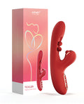 Honey Play Box Tickler Wiggling G-Spot Vibrator & Tapping Clitoral Stimulator - Red - Image 3
