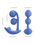 Honey Play Box Melody Twin Balls Clit & G-Spot Vibrator - Blue - Image 4