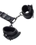 Honey Play Box Kinky Play Box Locking Harness Collar to Wrist Restraints - Black - Image 2