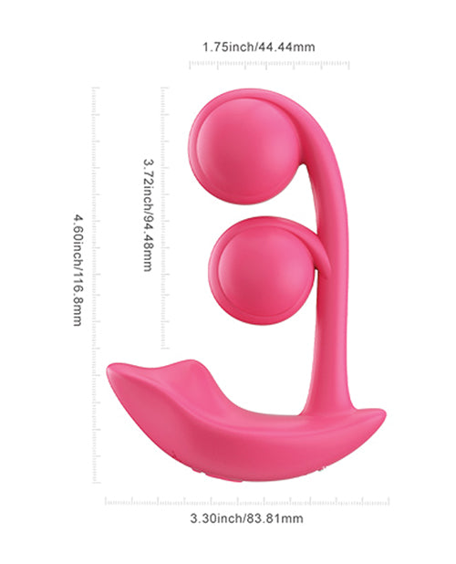 Honey Play Box Melody Twin Balls Clit & G-Spot Vibrator - Pink