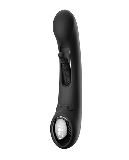 Honey Play Box Tempo Pressure Sensing App-Controlled Flapping Vibrator - Black