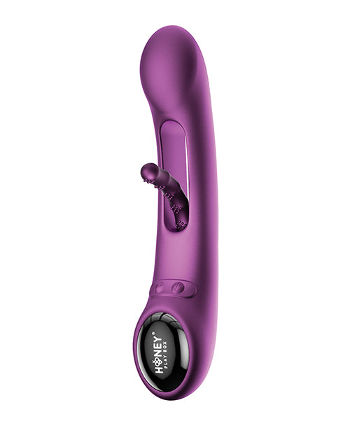 Honey Play Box Tempo Pressure Sensing App-Controlled Flapping Vibrator - Purple