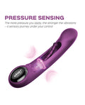 Honey Play Box Tempo Pressure Sensing App-Controlled Flapping Vibrator - Purple - Image 2