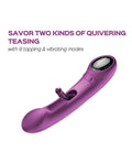 Honey Play Box Tempo Pressure Sensing App-Controlled Flapping Vibrator - Purple - Image 3