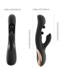 Honey Play Box GEM Twin Balls Rabbit Vibrator - Black - Image 3