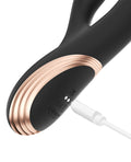 Honey Play Box GEM Twin Balls Rabbit Vibrator - Black - Image 4