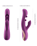 Honey Play Box GEM Twin Balls Rabbit Vibrator - Purple - Image 3