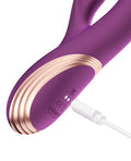 Honey Play Box GEM Twin Balls Rabbit Vibrator - Purple - Image 4