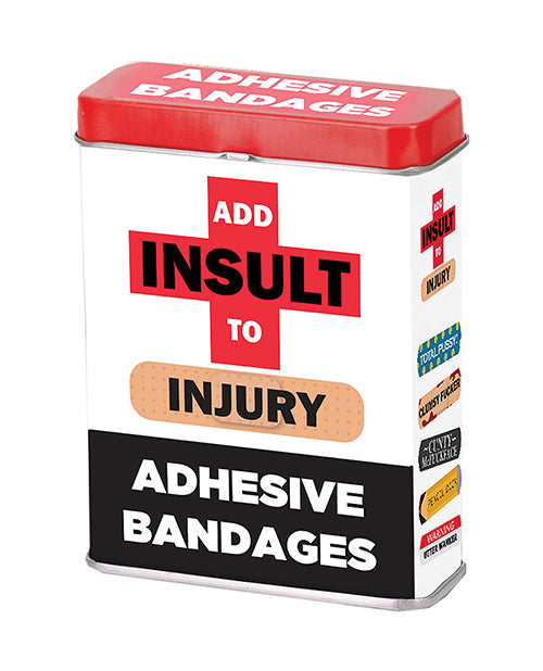 Hott Products Add Insult to Injury Bandages w/Assorted Sayings - Box of 25