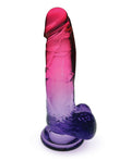 Shades Shades Jelly TPR Gradient Dong Large - Pink/Plum - Image 2