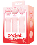 Icon Icon Brands Pocket Pink Strokers - 3- Pack