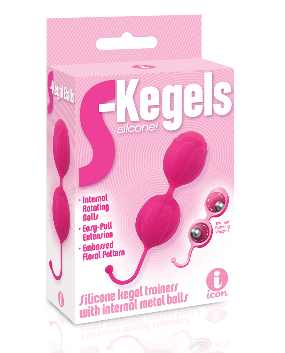The 9s The 9's S-Kegels Silicone Balls - Pink