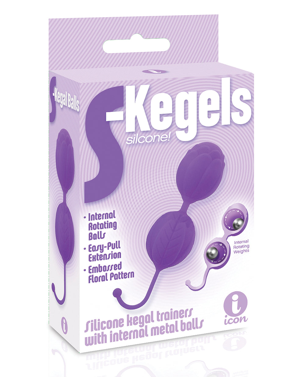 The 9s The 9's S-Kegels Silicone Balls - Purple
