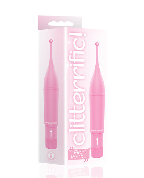 The 9s The 9's Clitterific! Pearl Point Clitoral Stimulator - Pink