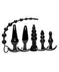 Try-Curious Try-Curious Anal Plug Kit - Black - Image 2