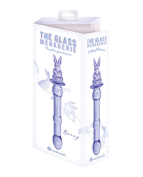 Glass Menagerie Glass Menagerie Rabbit Glass Dildo - Pink