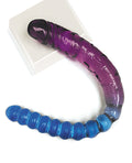 Shades Shades Jelly TPR Gradient Double Dong - Blue/Violet - Image 2
