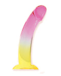 Shades Shades Jelly TPR Gradient Dong Large - Pink/Yellow - Image 2