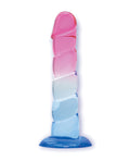 Shades Shades Jelly Swirl TPR Gradient Dong Small - Pink/Blue - Image 2