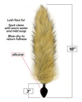 Foxy Foxy Fox Tail Silicone Butt Plug - Gold - Image 2