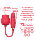 Wild Rose Wild Rose & Thruster Vibrator - Red - Image 4