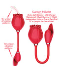 Wild Rose Wild Rose & Bullet Vibrator - Red - Image 4