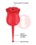 Wild Rose Wild Rose Le Pointe Vibrator - Red - Image 2