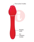 Wild Rose Wild Rose & Vibrator - Red - Image 2