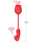 Wild Rose Wild Rose Suction & Come Hither Vibrator - Red - Image 2