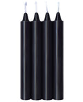 The 9s The 9's Make Me Melt Sensual Warm Drip Candles - Jet Black Pack of 4 - Image 2