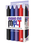 The 9s The 9's Make Me Melt Sensual Warm Drip Candles - Passion Tones Pack of 4