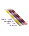 The 9s The 9's Make Me Melt Sensual Warm Drip Candles - Pastellines Stripes Pack of 3 - Image 3