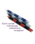 The 9s The 9's Make Me Melt Sensual Warm Drip Candles - Passionettes Stripes Pack of 3 - Image 3
