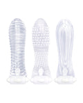 The 9s The 9's Vibrating Sextenders Sleeves - Pack of 3 - Image 2