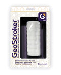 GeoStroker GeoStroker Two 5" Ultra-Soft TPR Stroker - White