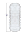 GeoStroker GeoStroker Two 5" Ultra-Soft TPR Stroker - White - Image 2