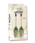 Couture Clips Couture Clips Luxury Nipple Clamps - Peacock Plume