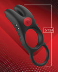Massive Massive Red Dot Cock Ring V1 - Black - Image 2