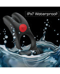 Massive Massive Red Dot Cock Ring V1 - Black - Image 4