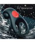 Massive Massive Red Dot Cock Ring V2 - Black - Image 4