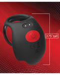 Massive Massive Red Dot Cock Ring V3 - Black - Image 2
