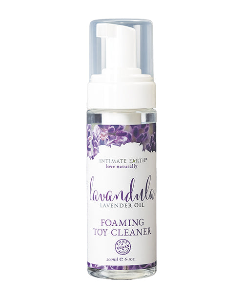 Intimate Earth Intimate Earth Foaming Toy Cleaner - 200 ml Lavandula Lavender Oil and Rosemary Extracts