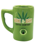 Island Dogs Wake & Bake Coffee Mug - 10 oz Green