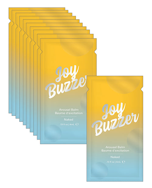 Jelique Joy Buzzer Naked Foil - 4 ml Pack of 24