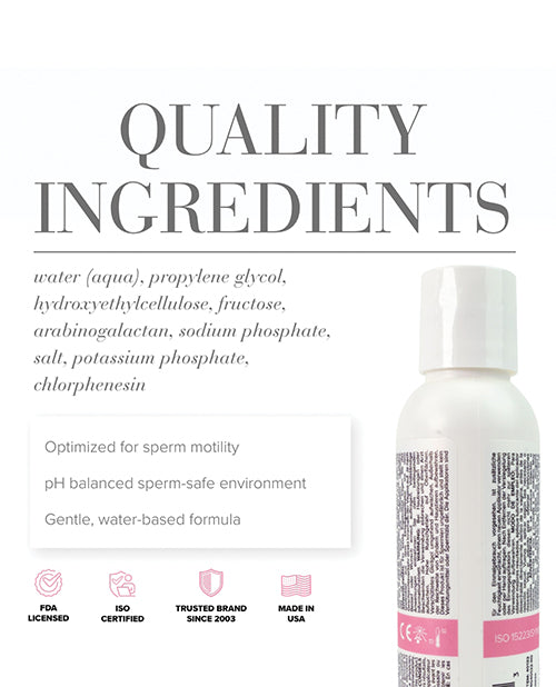 JO H2O JO Actively Trying (TTC) Paraben-Free - Original Lubricant 4 oz