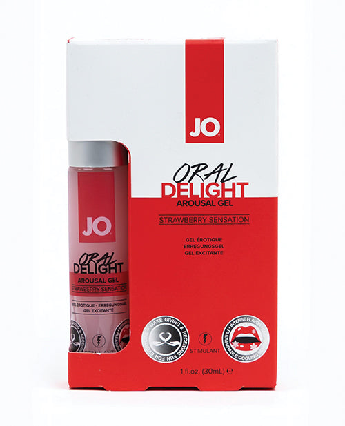 JO H2O JO Oral Delight - Strawberry Stimulant 1 oz